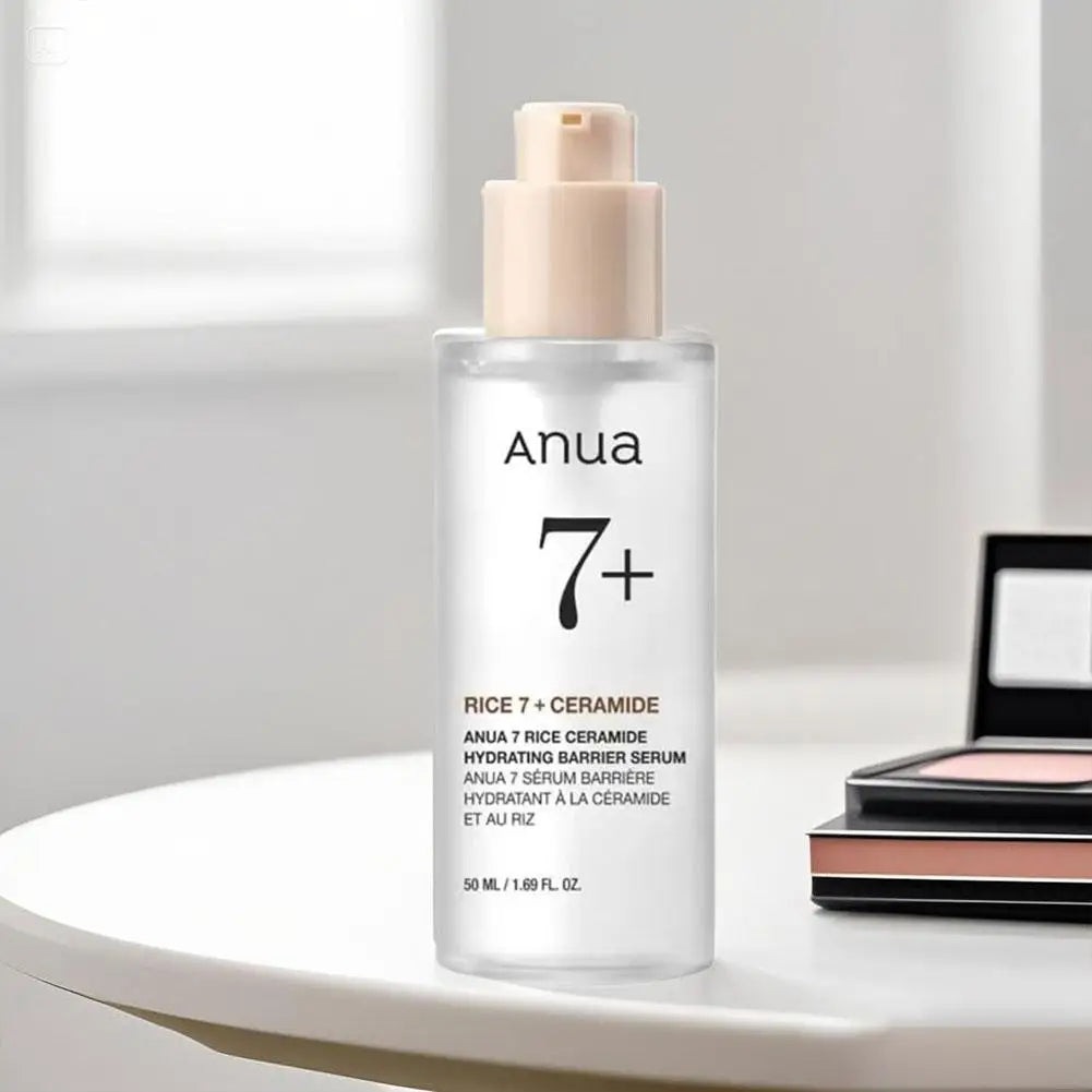 Anua Rice 7% Ceramide Serum Brightening Skin Soothing Repairing Skin Barrier Essence Deep Moisturizing Improving Skin Skincare