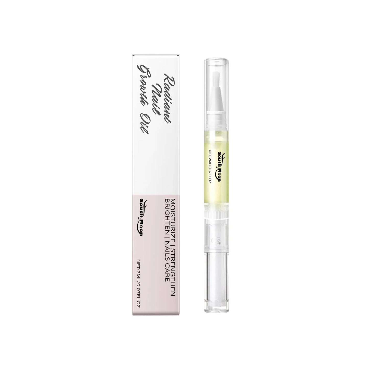 South Moon Hyaluronic Acid Nail Care Pen Improving Nourishing Repairing Damaged Prevented Agnail Hand Nail Treatment Product 2ml