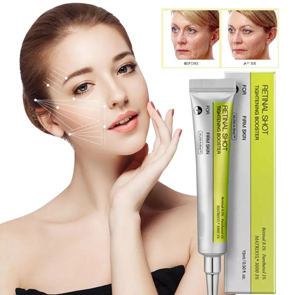 Retinol Shot Serum Smoothing Antioxidant Wrinkles Corrector Fade Fine Lines Gentle Skin Brightening Dark Spot Firming Essence