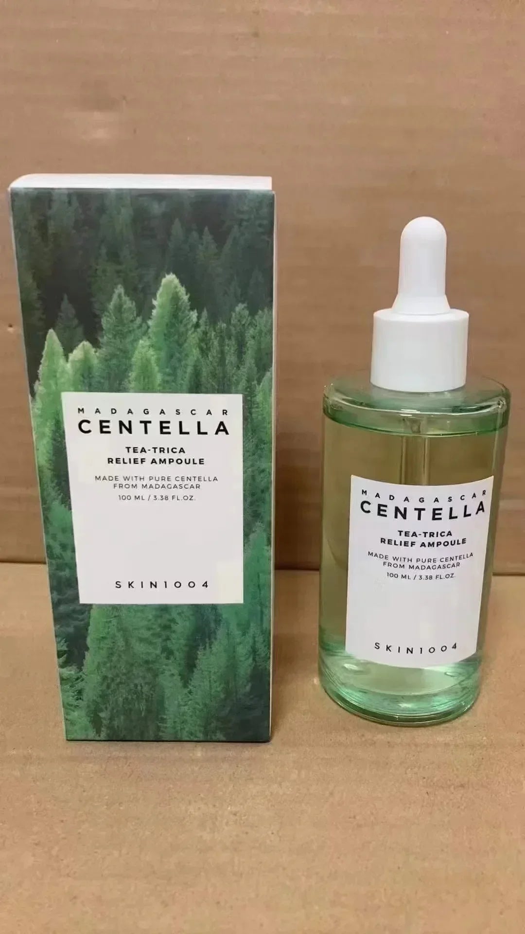 CENTELLA SKIN1004 Centella Asakusa Ampoule Essence Moisturizing Moisturizing Probiotic Powder Salt Whitening Skin Care 100ml