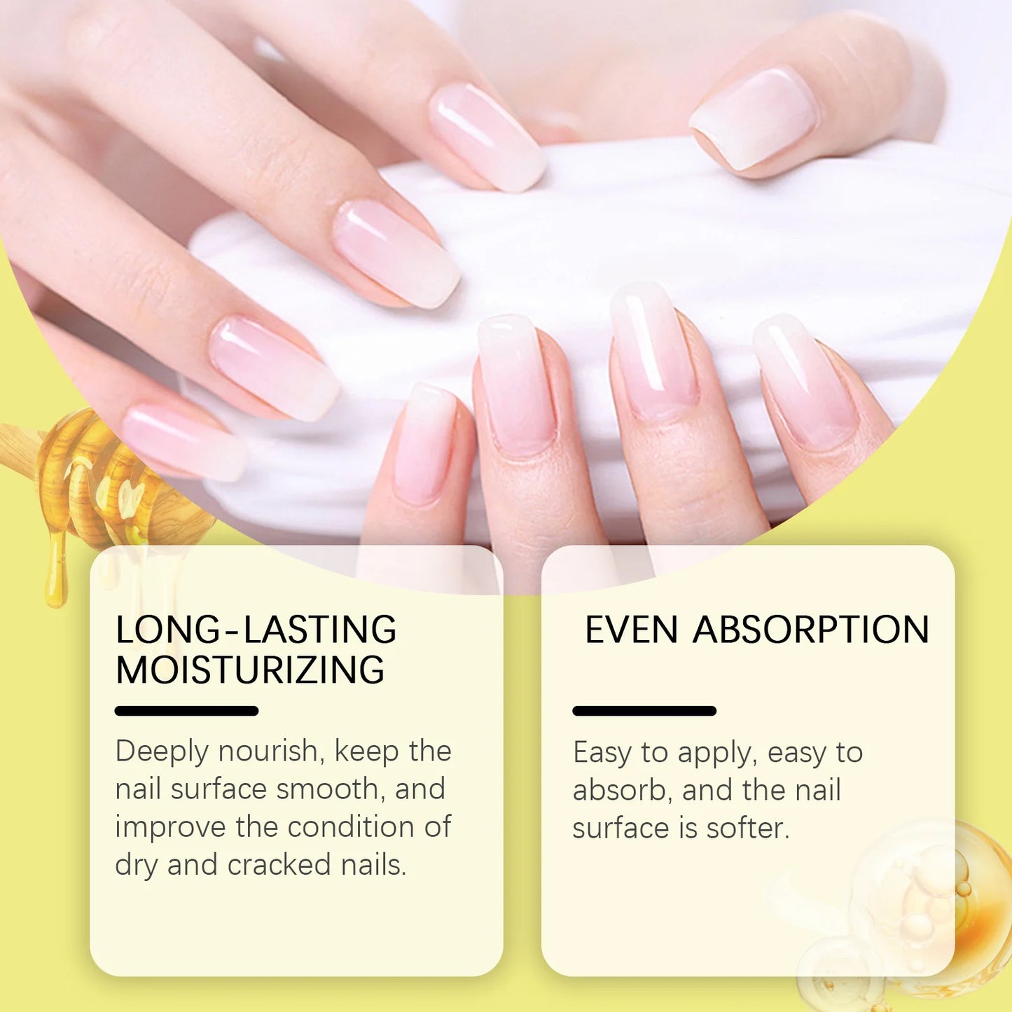 South Moon Hyaluronic Acid Nail Care Pen Improving Nourishing Repairing Damaged Prevented Agnail Hand Nail Treatment Product 2ml