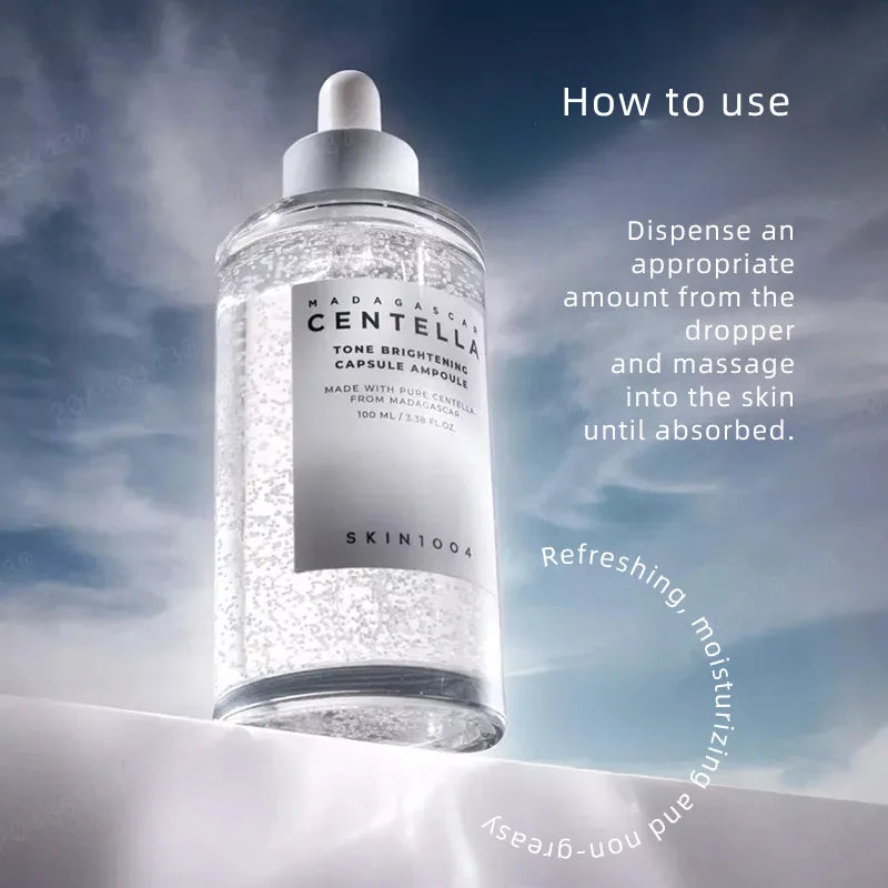 Korean Centella Brightening Capsule Ampoule Serum White Facial Calming Moisturizing and Soothing Essence Daily Face Skin Care