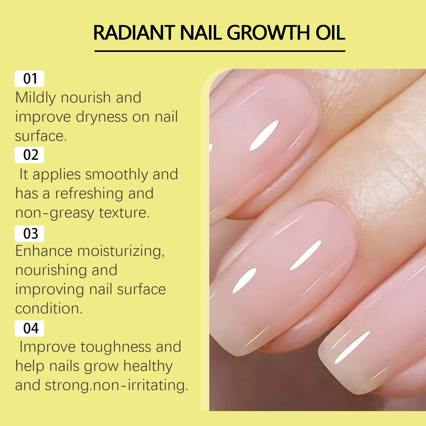 South Moon Hyaluronic Acid Nail Care Pen Improving Nourishing Repairing Damaged Prevented Agnail Hand Nail Treatment Product 2ml