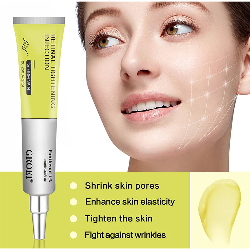 Vita A Retinol Shot Facial Tightening Serum,Eye Tightening Moisturizing Booster Cream,Reduce Wrinkles & Fine Lines,Anti-Aging