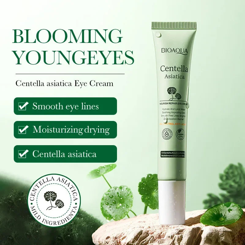 Centella Asiatica Eye Cream Moisturizes Tightens Lightens Dark Circles Eye Cosmetics Smooth Eye Lines Nourishes Makeup