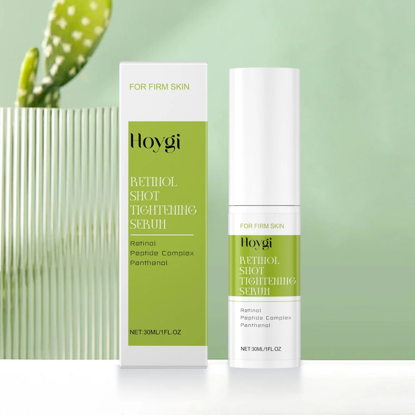 Retinol Shot Tightening Serum Moisturizing & Plumping Firming Facial Care Smoothing Skin Rejuvenation Essence for Sensitive Skin