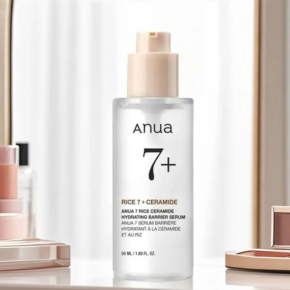Anua Rice 7% Ceramide Serum Brightening Skin Soothing Repairing Skin Barrier Essence Deep Moisturizing Improving Skin Skincare