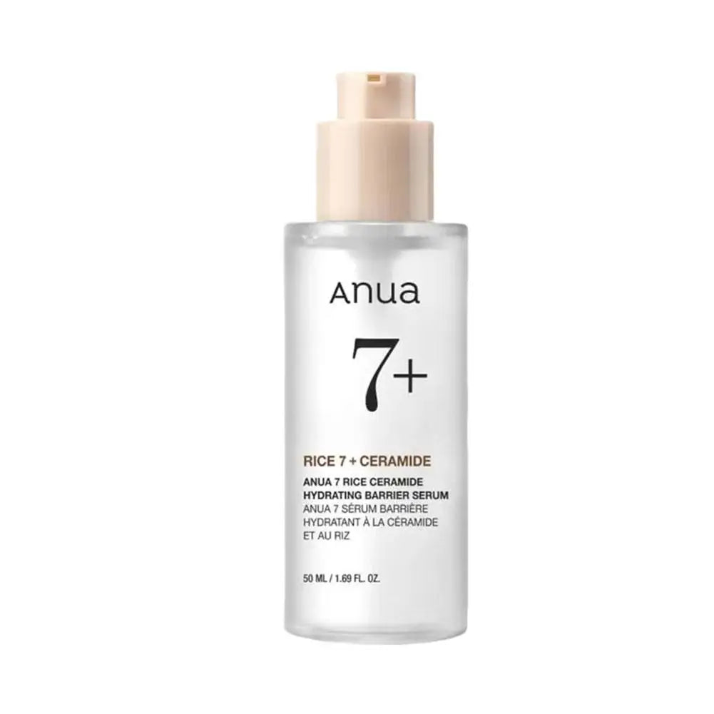 Anua Rice 7% Ceramide Serum Brightening Skin Soothing Repairing Skin Barrier Essence Deep Moisturizing Improving Skin Skincare