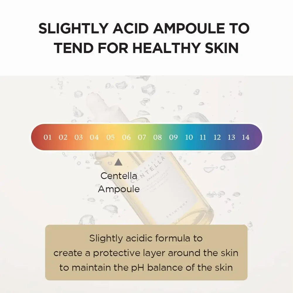 100ml Original Skin1004 Madagascar Centella Asiatica Ampoule Facial Serum 3.38 fl.oz Non Sticky Watery Deeply Permeates The Skin