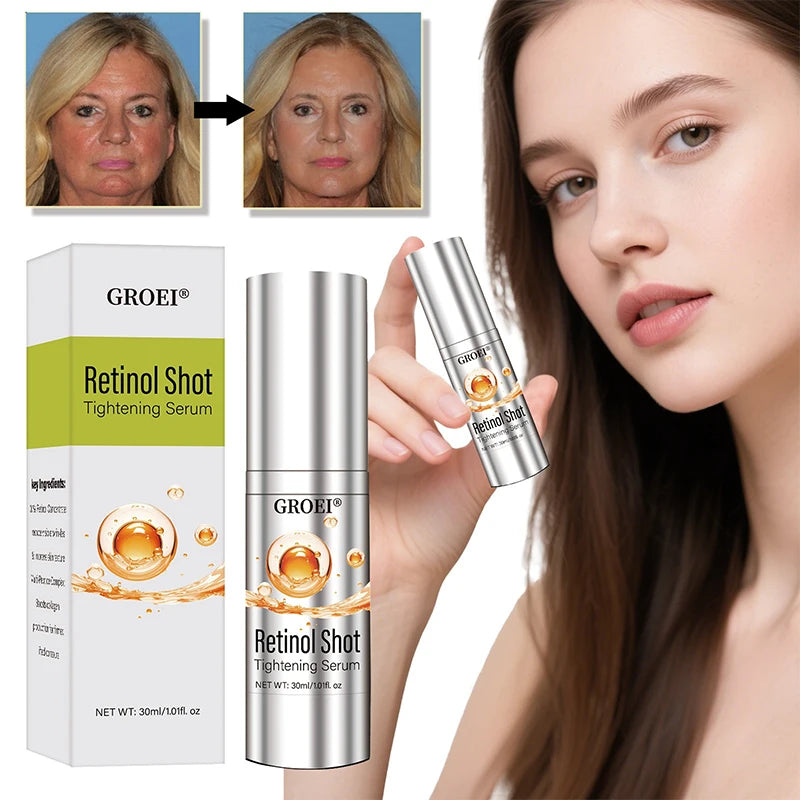 Vita A Retinol Shot Facial Tightening Serum,Eye Tightening Moisturizing Booster Cream,Reduce Wrinkles & Fine Lines,Anti-Aging