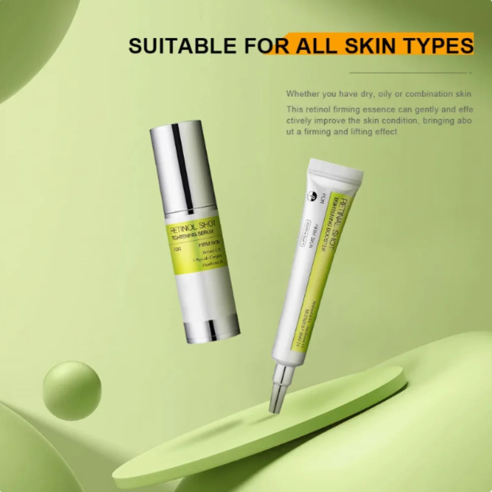 Retinol Shot Serum Smoothing Antioxidant Wrinkles Corrector Fade Fine Lines Gentle Skin Brightening Dark Spot Firming Essence