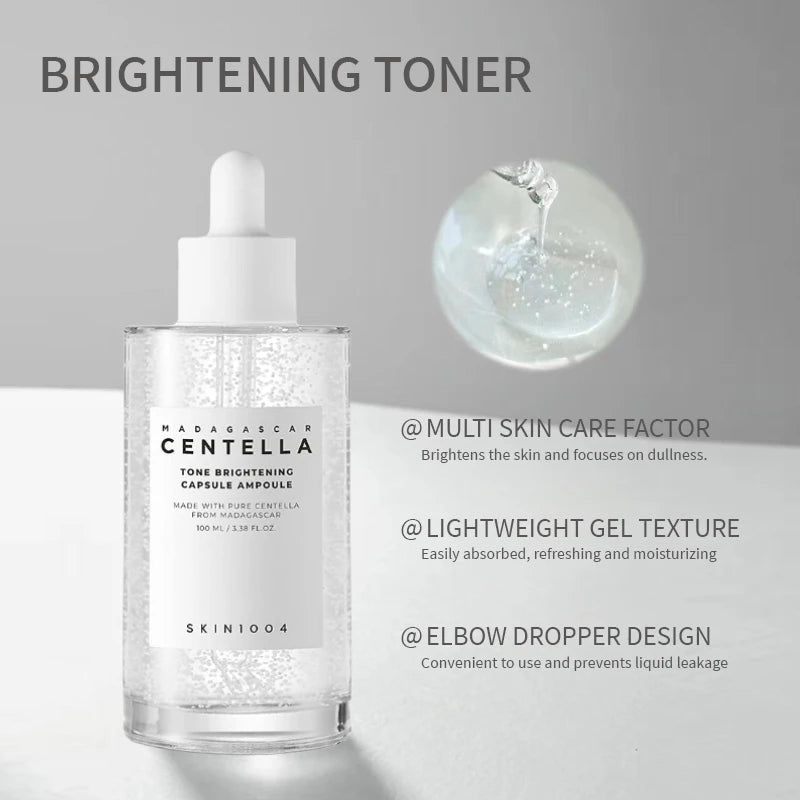 Korean Centella Brightening Capsule Ampoule Serum White Facial Calming Moisturizing and Soothing Essence Daily Face Skin Care
