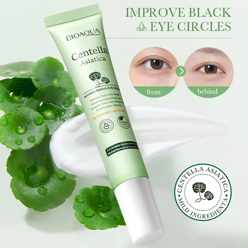 Centella Asiatica Eye Cream Moisturizes Tightens Lightens Dark Circles Eye Cosmetics Smooth Eye Lines Nourishes Makeup