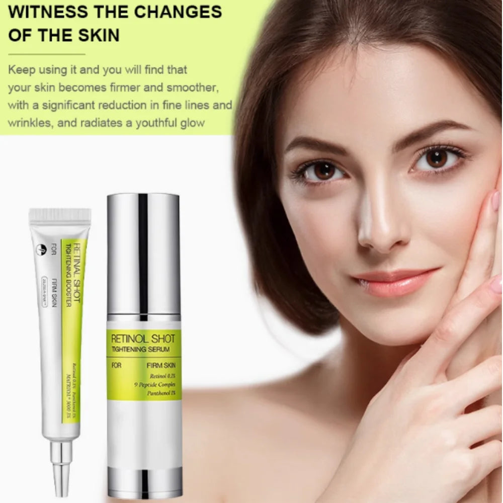 Retinol Shot Serum Smoothing Antioxidant Wrinkles Corrector Fade Fine Lines Gentle Skin Brightening Dark Spot Firming Essence