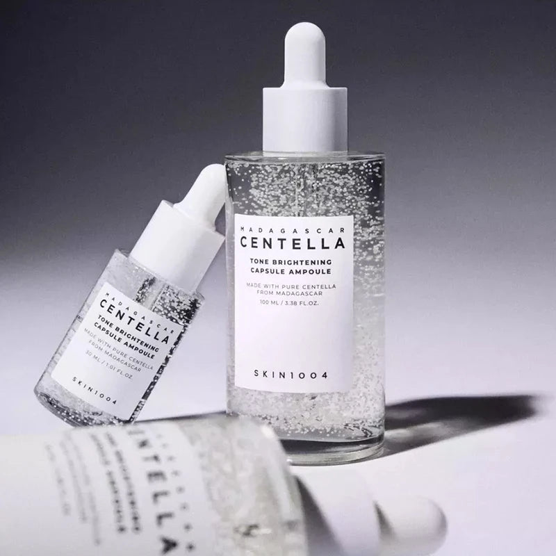 Korean Centella Brightening Capsule Ampoule Serum White Facial Calming Moisturizing and Soothing Essence Daily Face Skin Care