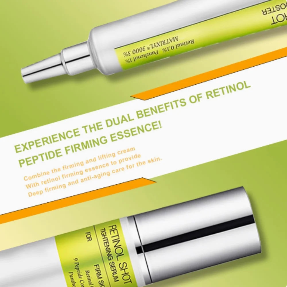 Retinol Shot Serum Smoothing Antioxidant Wrinkles Corrector Fade Fine Lines Gentle Skin Brightening Dark Spot Firming Essence