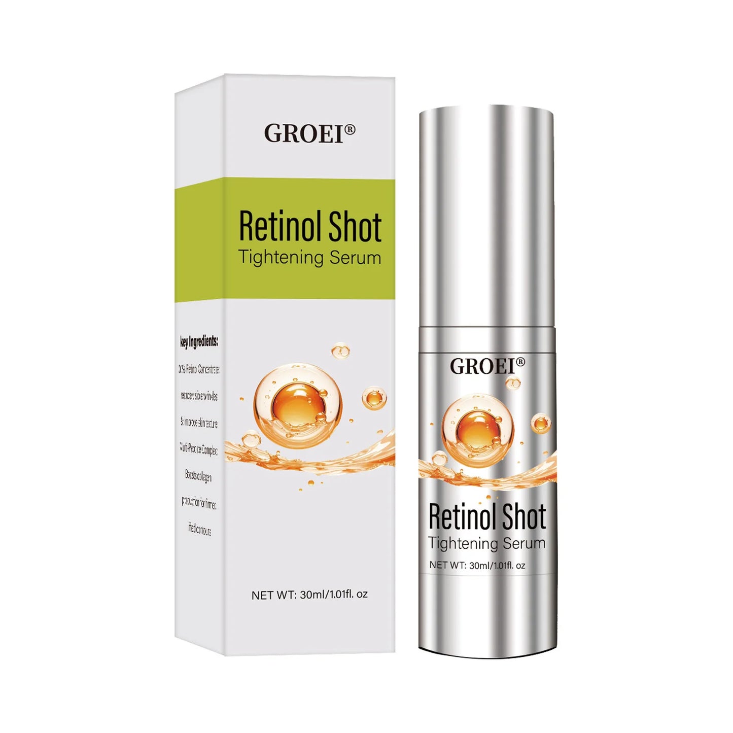 Vita A Retinol Shot Facial Tightening Serum,Eye Tightening Moisturizing Booster Cream,Reduce Wrinkles & Fine Lines,Anti-Aging
