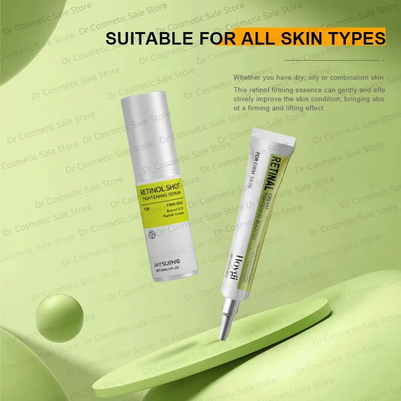 Korean Retinol Wrinkle Remover Cream Shot Tightening Firming Fine Line Enhancer Moisturizing Pore Shrinking Repair Serum Care