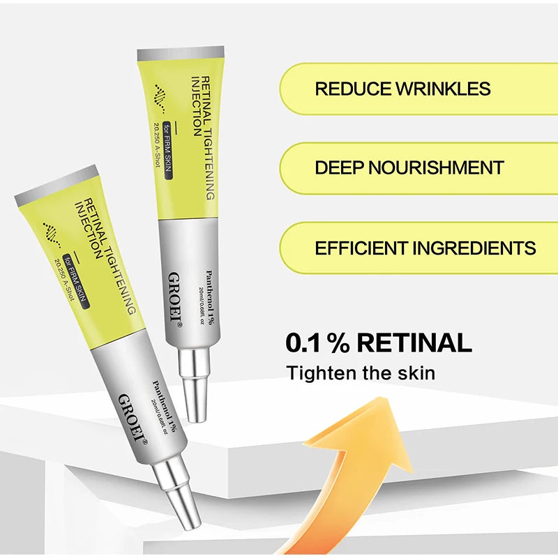 Vita A Retinol Shot Facial Tightening Serum,Eye Tightening Moisturizing Booster Cream,Reduce Wrinkles & Fine Lines,Anti-Aging