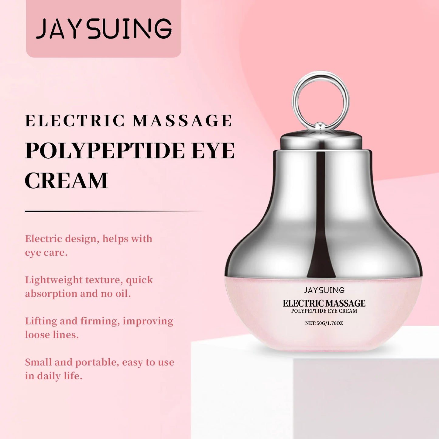 Electric Firming Eye Cream Accelerate Absorption Moisturize Skin Fade Dark Circles Reduce Crow's Feet Automatic Roller Eye Serum