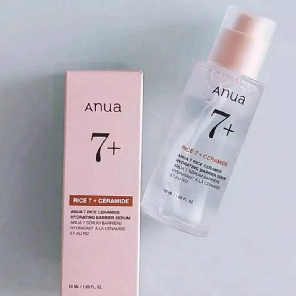 Anua Rice 7% Ceramide Serum Brightening Skin Soothing Repairing Skin Barrier Essence Deep Moisturizing Improving Skin Skincare