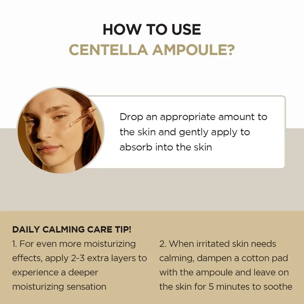 100ml Original Skin1004 Madagascar Centella Asiatica Ampoule Facial Serum 3.38 fl.oz Non Sticky Watery Deeply Permeates The Skin