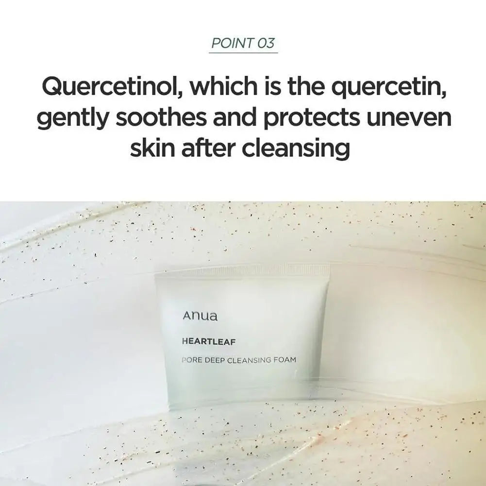 Anua Not Tight Cleanser Heartleaf Pore Deep Cleansing Moisturizing Refreshing Improving Skin Oil Control Foaming Cleanser New