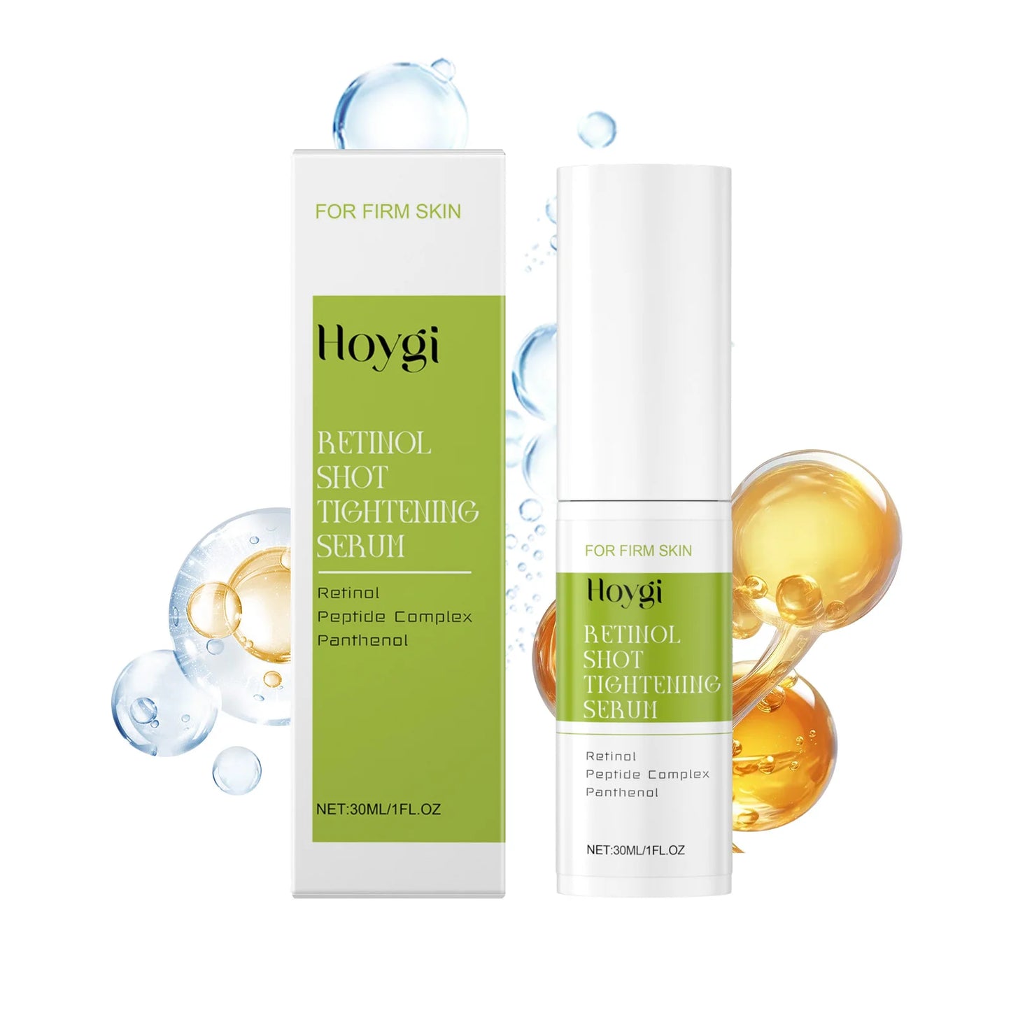 Retinol Shot Tightening Serum Moisturizing & Plumping Firming Facial Care Smoothing Skin Rejuvenation Essence for Sensitive Skin