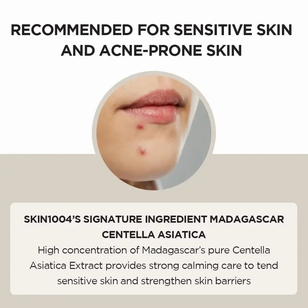 100ml Original Skin1004 Madagascar Centella Asiatica Ampoule Facial Serum 3.38 fl.oz Non Sticky Watery Deeply Permeates The Skin