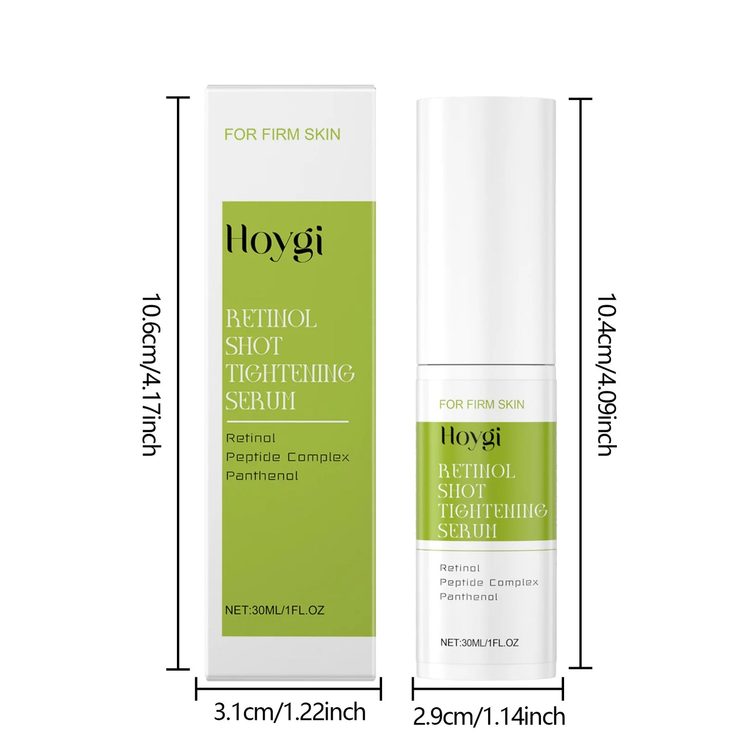 Retinol Shot Tightening Serum Moisturizing & Plumping Firming Facial Care Smoothing Skin Rejuvenation Essence for Sensitive Skin