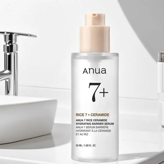 Anua Rice 7% Ceramide Serum Brightening Skin Soothing Repairing Skin Barrier Essence Deep Moisturizing Improving Skin Skincare